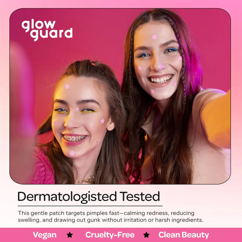 Glow Guard Pimple Patch 100 Patches Pink