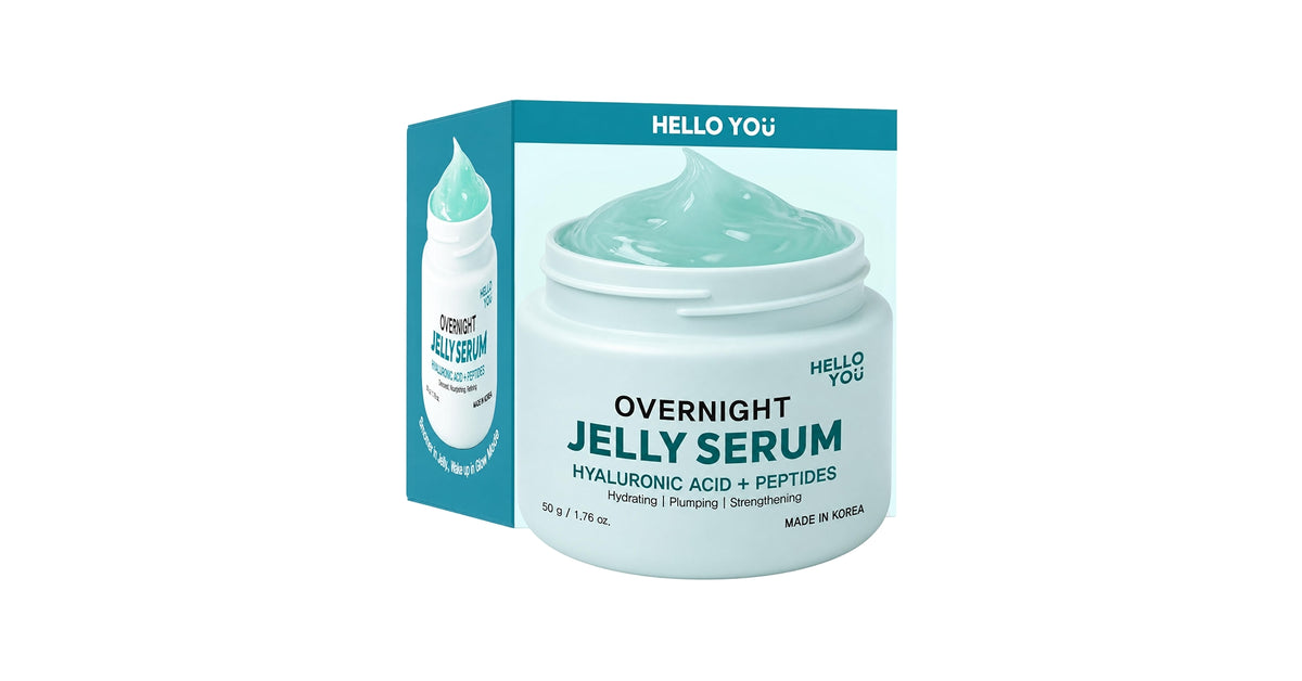 Overnight Jelly Serum with Hyaluronic Acid and Peptides