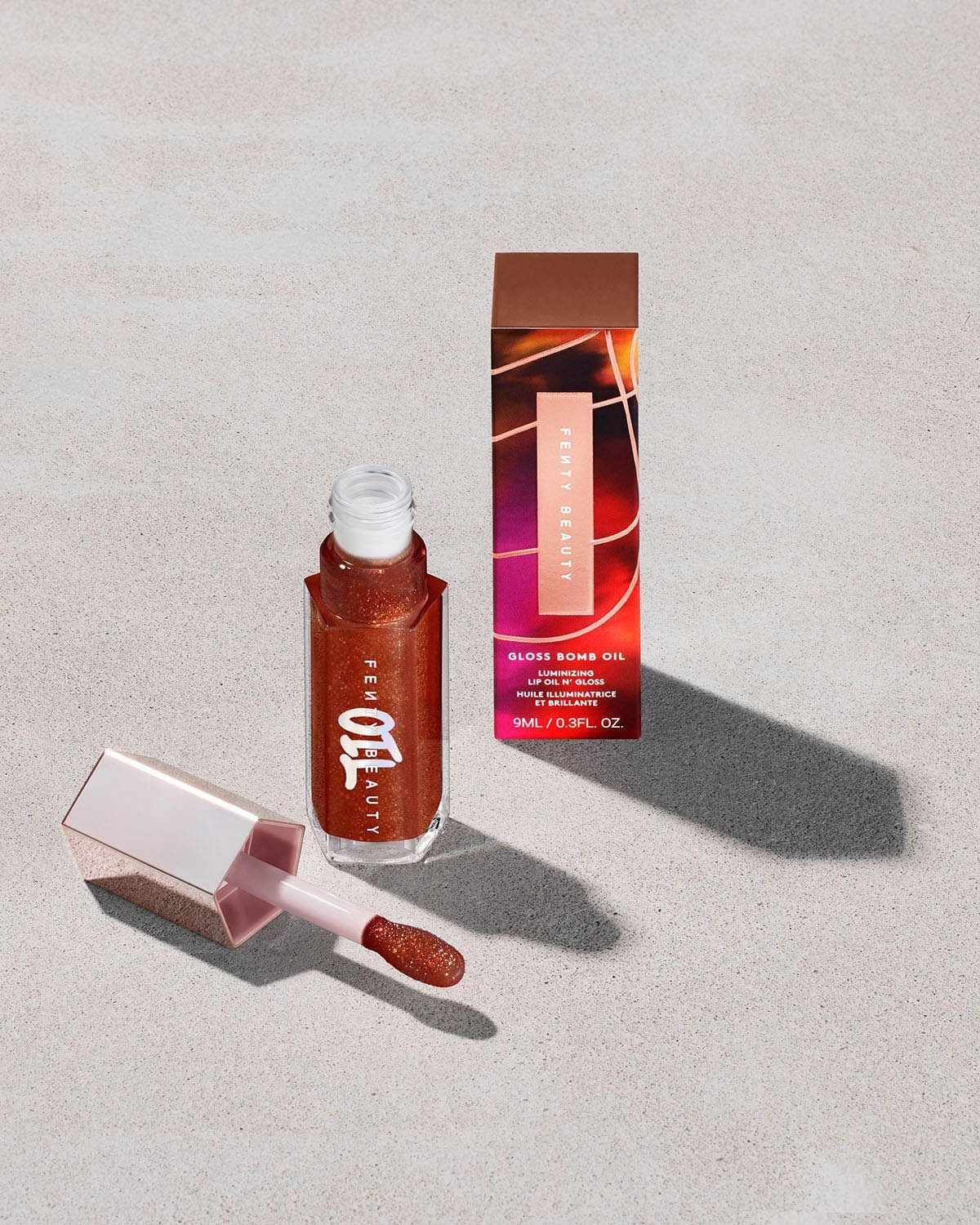 Gloss Bomb Oil Luminizing Lip Oil ‘N Gloss-Coppa Cookie Fenty Beauty