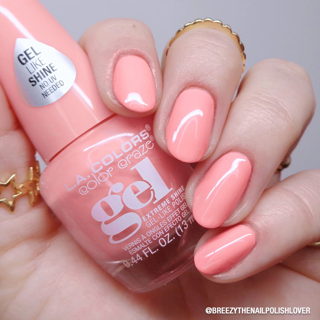 Color Craze Extreme Shine Gel Polish L.A Colors - Rose Quartz