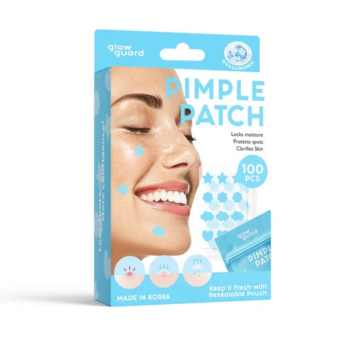 Glow Guard Pimple Patch 100 Patches Hyaluronic blue