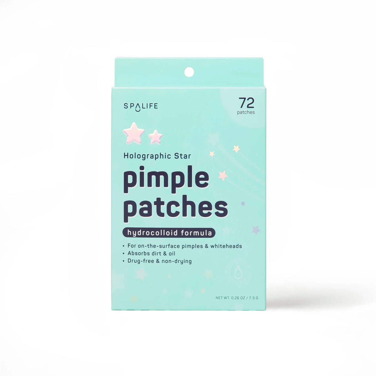 Holographic Star Hydrocolloid Pimple Patches – 72 Count