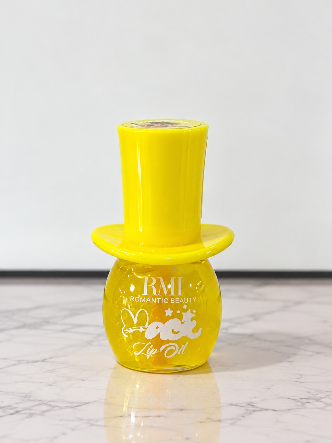 Hat Shimmer Magic Lip Oil Romantic Beauty - Amarillo