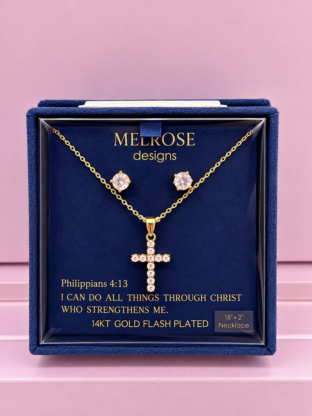 14Kt Gold Flash Plated Melrose Designs