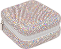 Rhinestone jewelry Organizer box - plateada