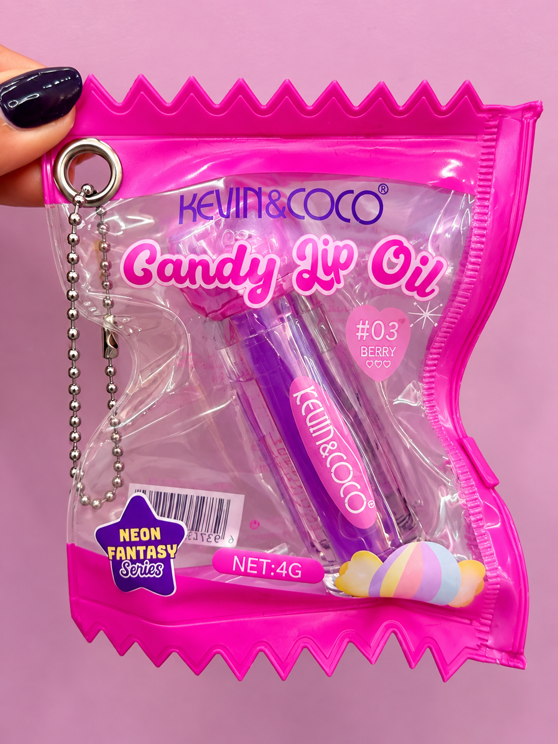 Candy Lip Oil Kevin & Coco - 03 Berry Noir