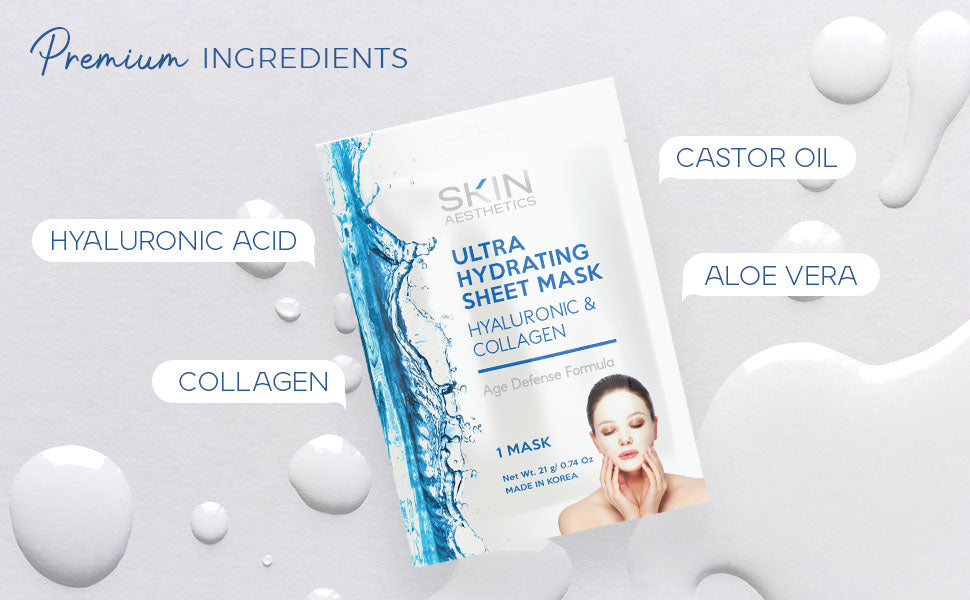 Ultra Hydrating Sheet Mask Hyaluronic & Collagen