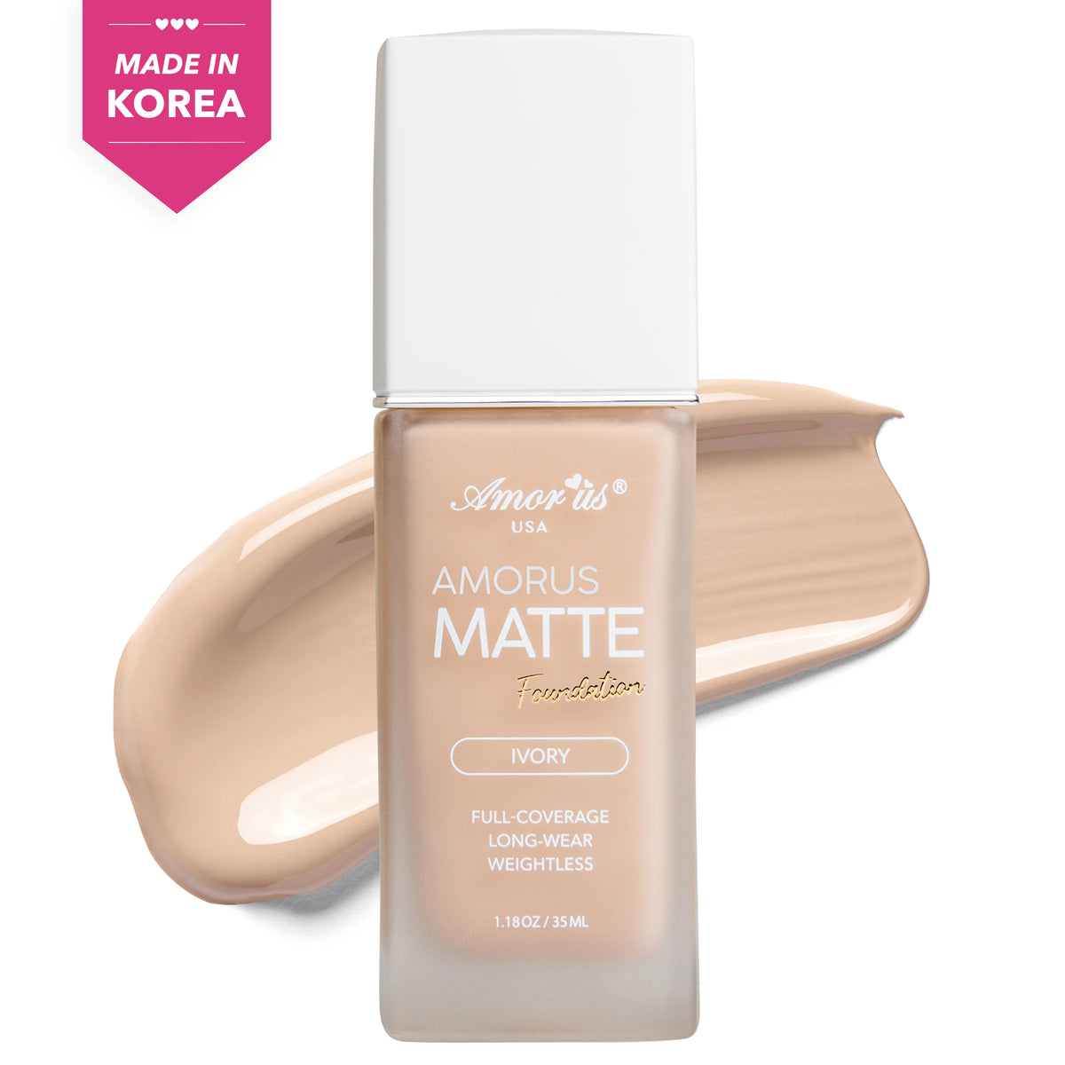 Amorus Matte Foundation - Ivory