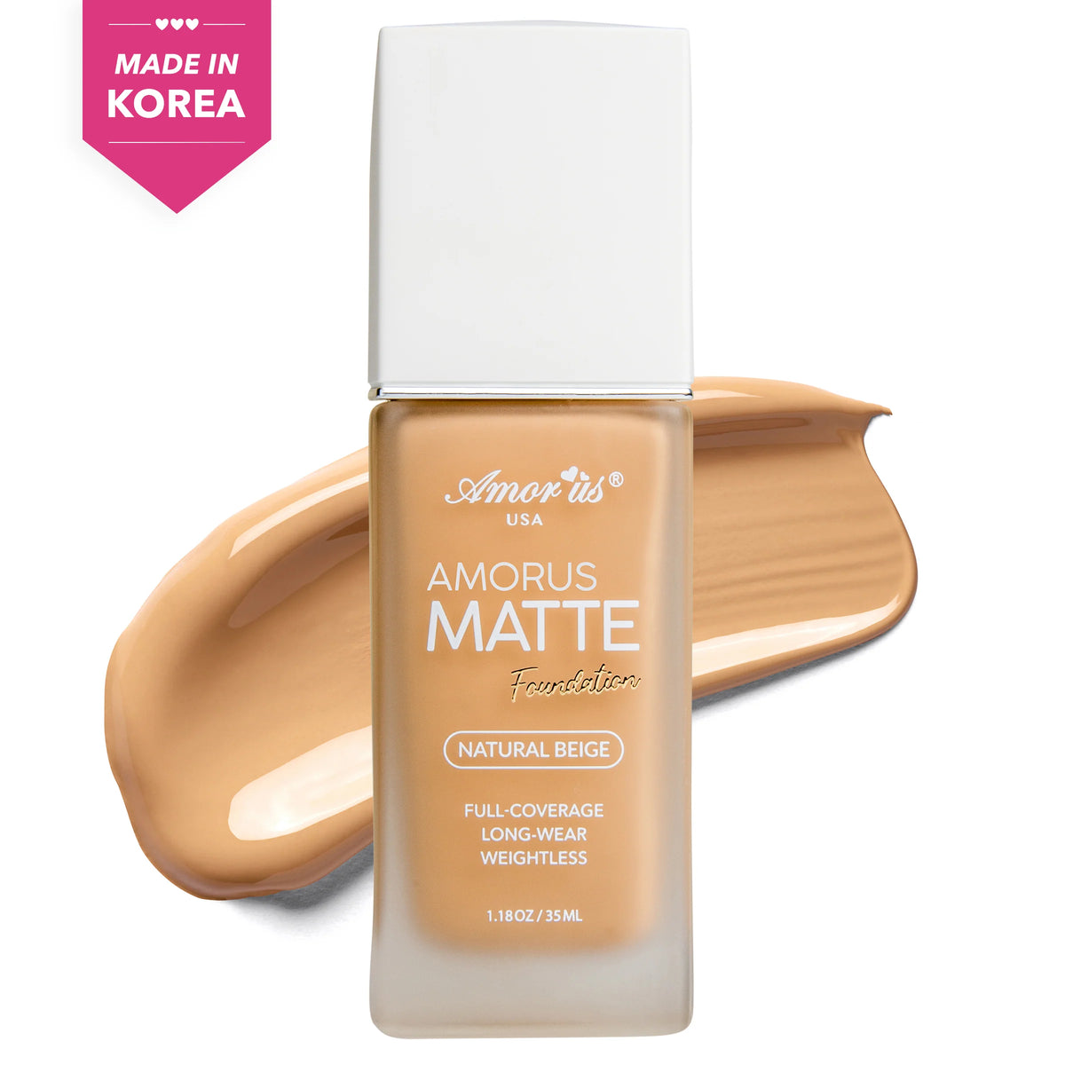 Amorus Matte Foundation - Natural Beige