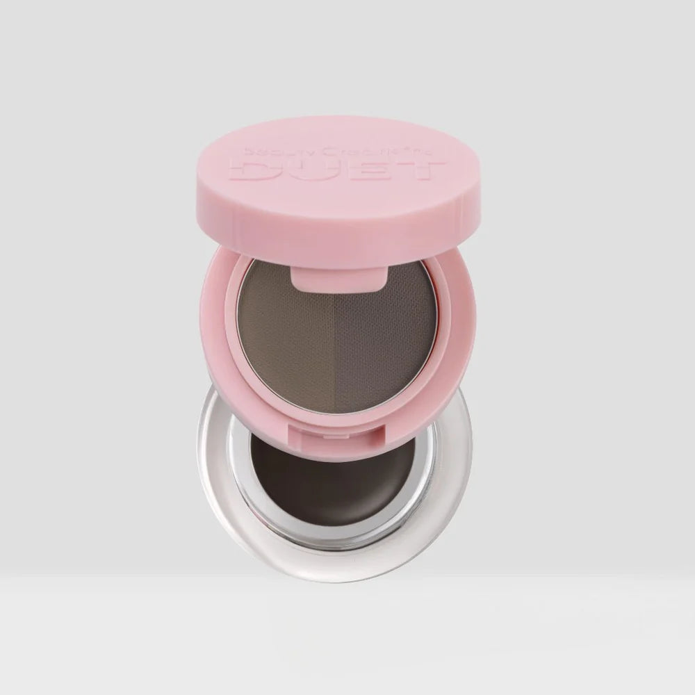 Duet Brow Powder + Pomade Beauty Creations - Dark Brown