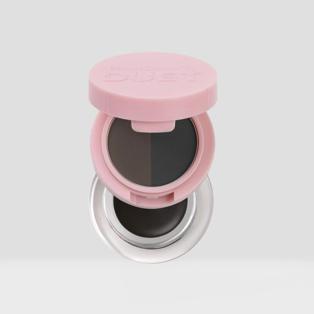 Duet Brow Powder + Pomade Beauty Creations - Ebony