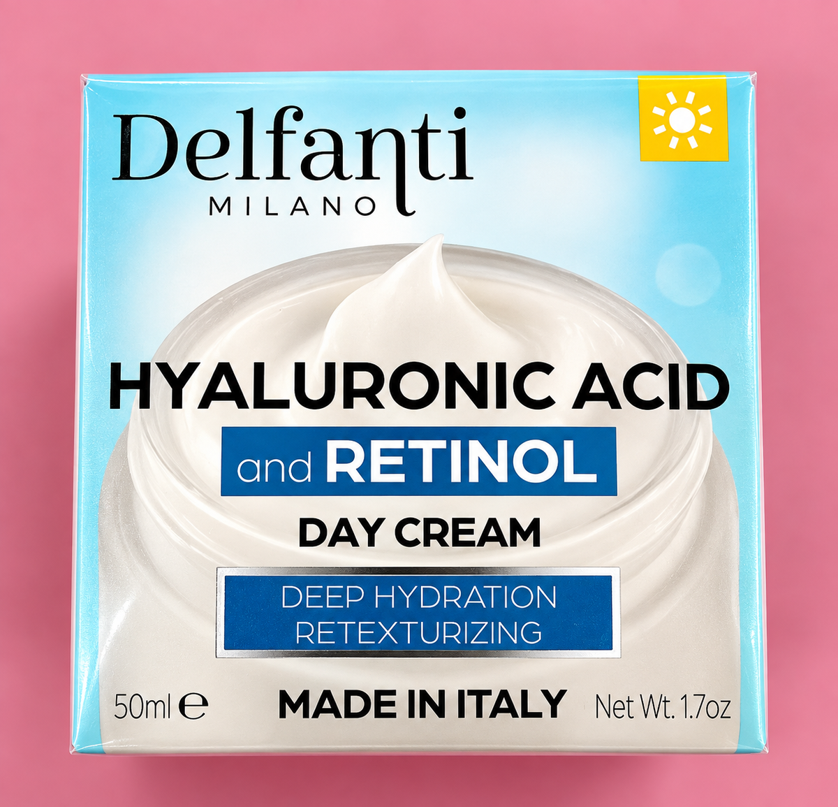 Hyaluronic Acid and Retinol Day Cream Delfanti Milano