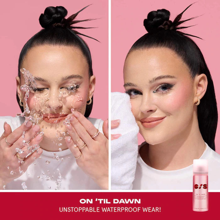 ONE/SIZE by Patrick Starrr 
Mini On 'Til Dawn Mattifying Waterproof Setting Spray