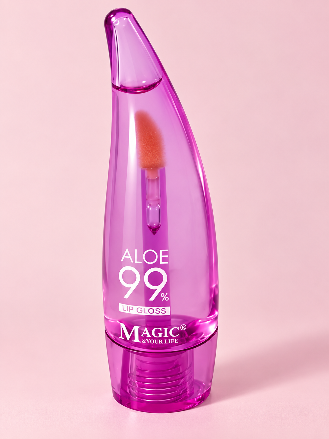 Aloe Vera Lip Oil Magic Colour Changing Lip Gloss Morado
