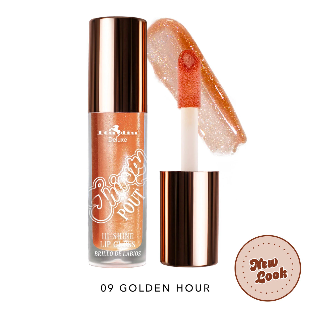 Thirsty Pout Hi-Shine Lip Gloss Italia Deluxe | 09 Golden Hour
