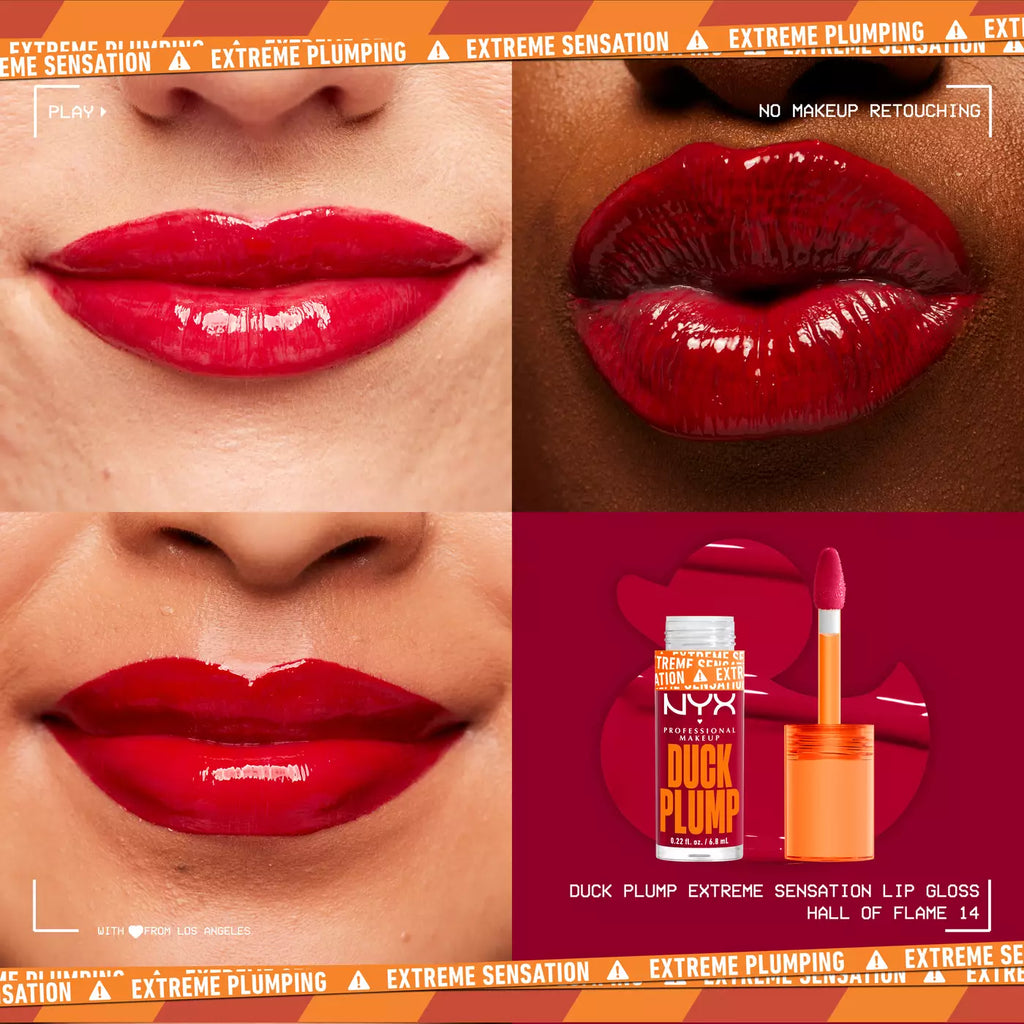 Duck Plump Plumping Lip Gloss NYX | 14 Hall Of Flame