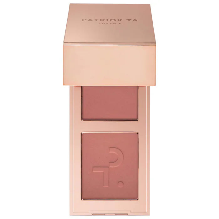 PATRICK TA 
Mini Major Headlines Double-Take Crème & Powder Blush Duo - She’s Seductive