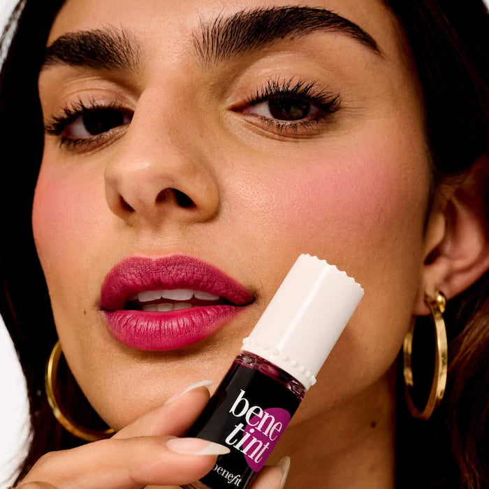 Benefit Cosmetics 
Benetint Liquid Lip + Cheek Blush Stain - Raspberry