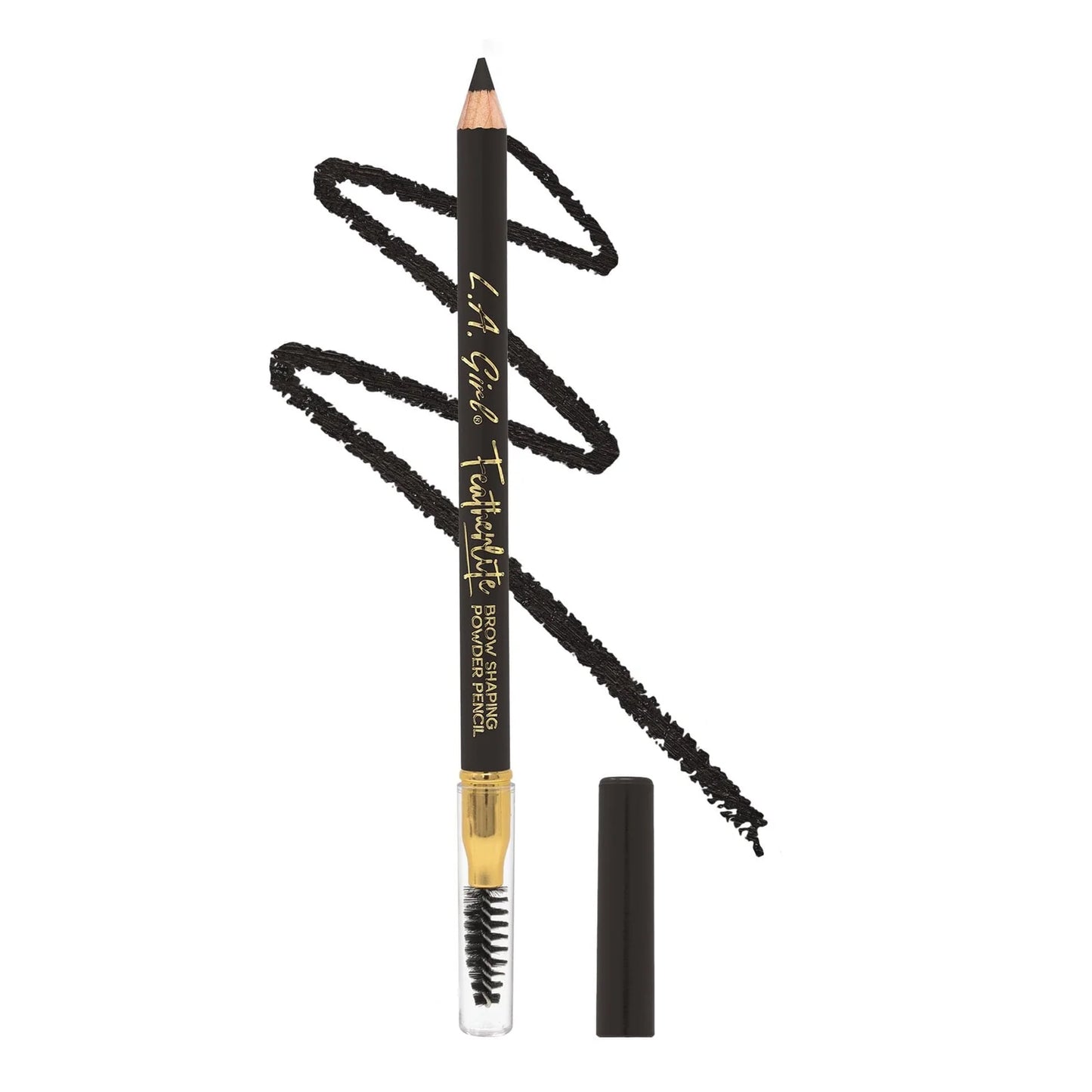 Featherlite Brow Shaping Powder Pencil La Girl- Soft Black