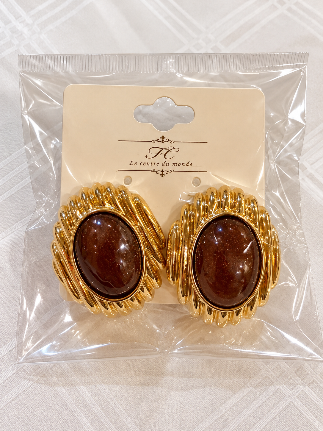 Aretes Mocha Gold