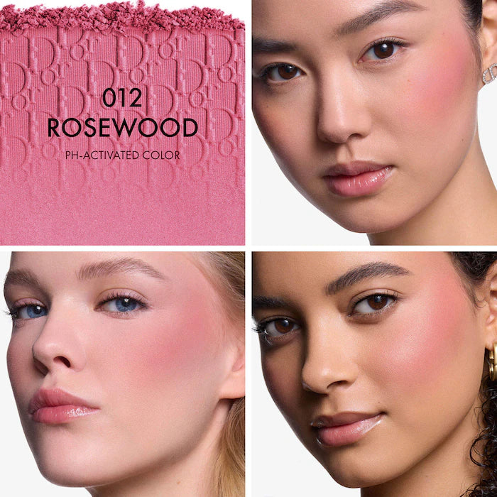 DIOR 
Rosy Glow Powder Blush 012 Rosewood
