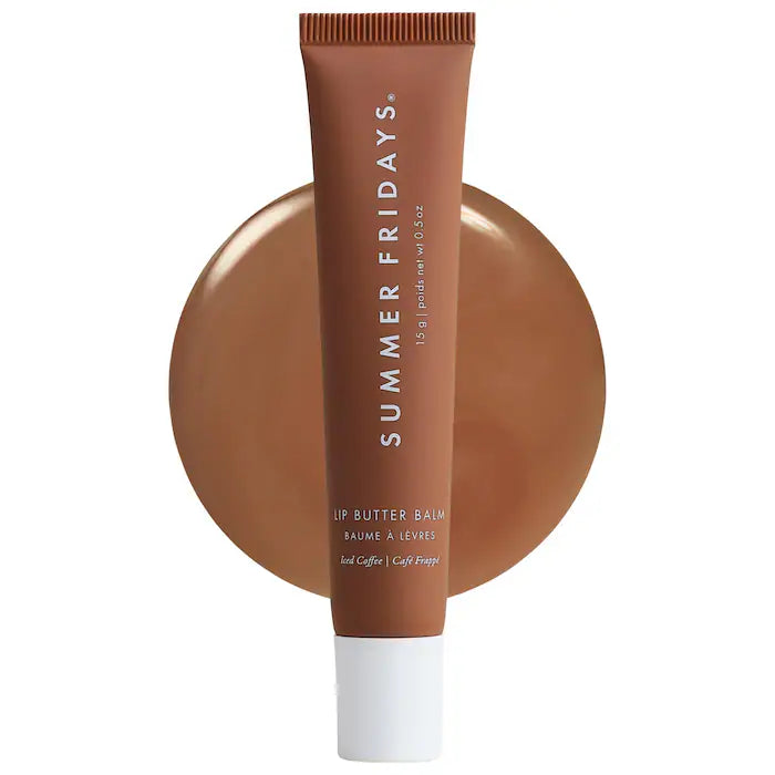 Summer Fridays 
Lip Butter Balm Treatment for Hydration + Nourishing Shine - Iced Coffee