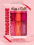 Tangerine Kiss & Tell Kit Shimmer Lip Oil