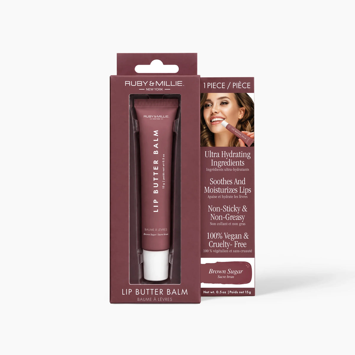 Lip Butter Balm Ruby & Millie | Brown Sugar