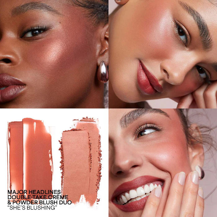 PATRICK TA 
Major Headlines Double-Take Crème & Powder Blush Duo - She’s Blushing