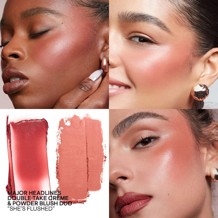 PATRICK TA 
Major Headlines Double-Take Crème & Powder Blush Duo - She’s Flushed