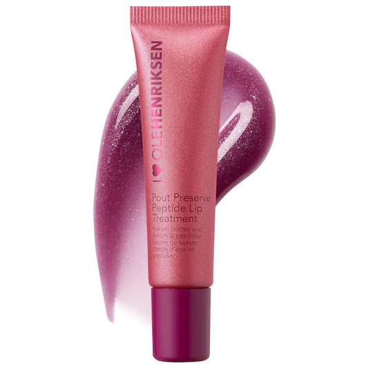 OLEHENRIKSEN 
Pout Preserve Hydrating Peptide Lip Treatment -Lingonberry Jam Glitter