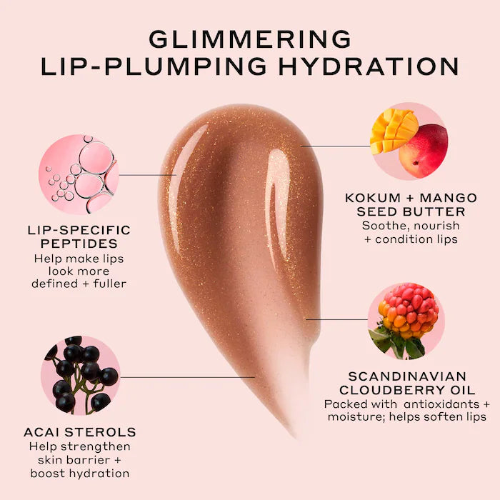 OLEHENRIKSEN 
Pout Preserve Hydrating Peptide Lip Treatment - Créme Brûlée Glimmer
