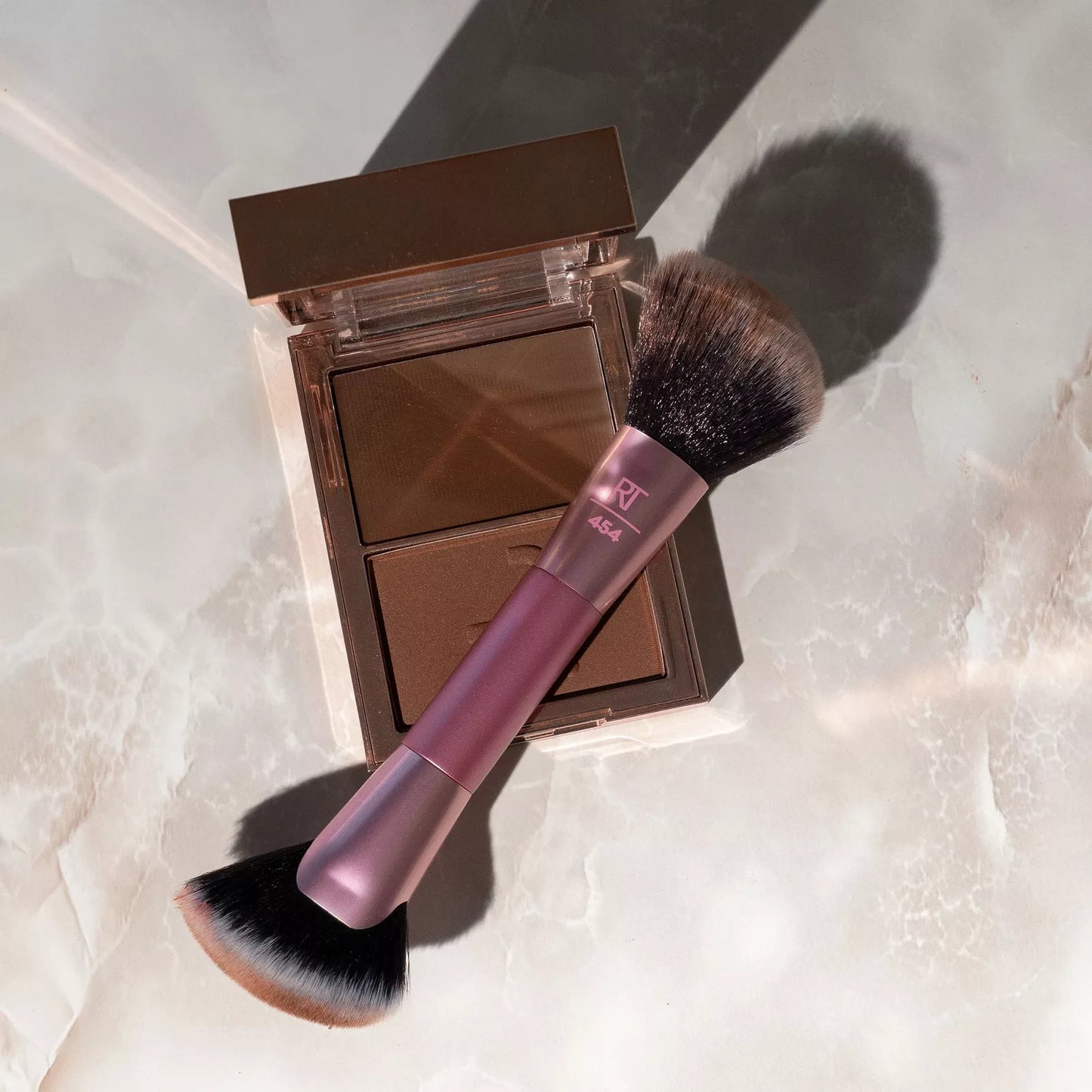 Angled Fan Dual-Sided Finishing Brush Real Techniques
