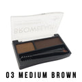 BrowBeauty Eyebrow Powder Kit Italia Deluxe | 03 Medium Brown