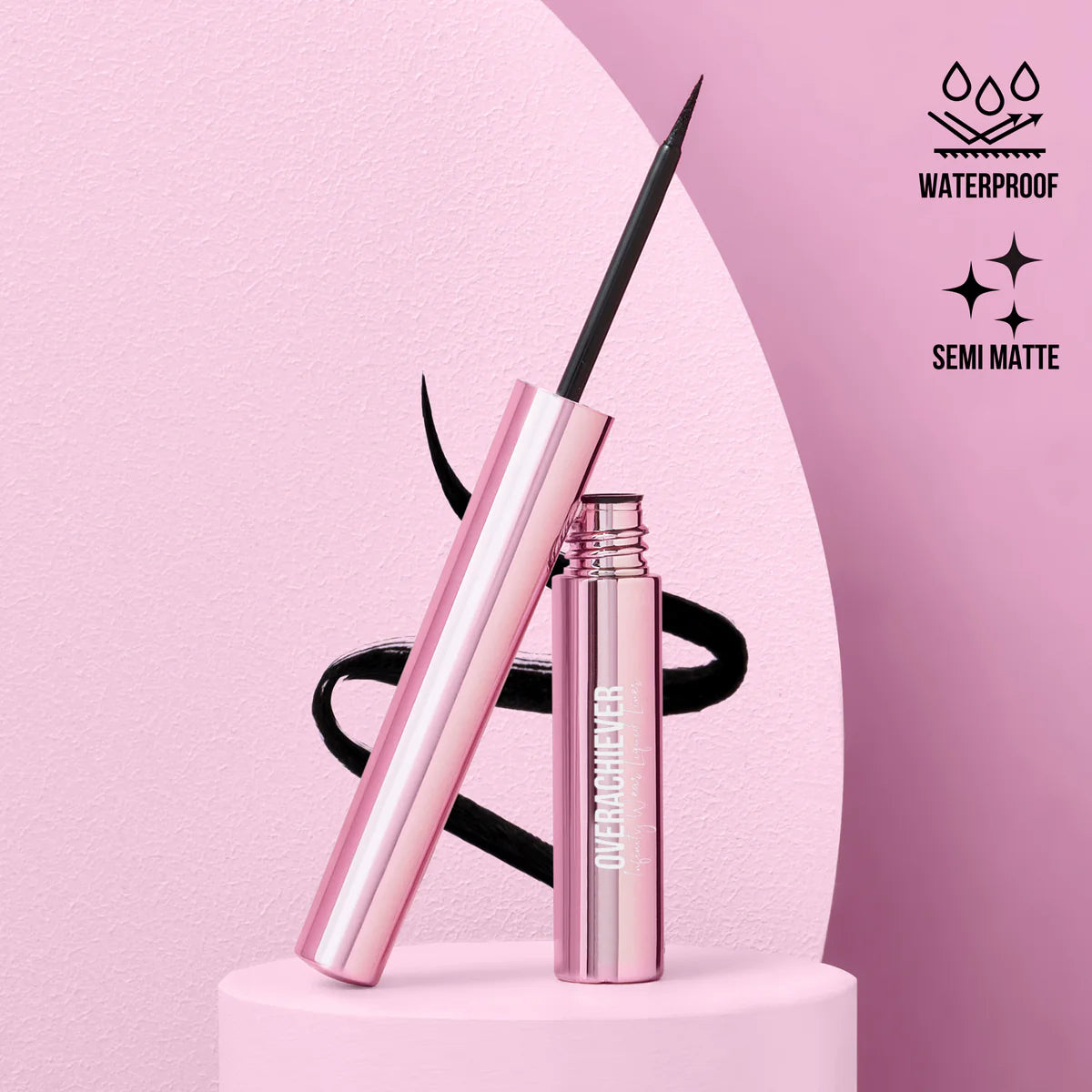 Overachiever Infinity Wear Liquid Liner Beauty Creations Black