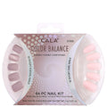 COLOR BALANCE: CHROME & PINK (64 PCS)PRESS ON NAILS Cala