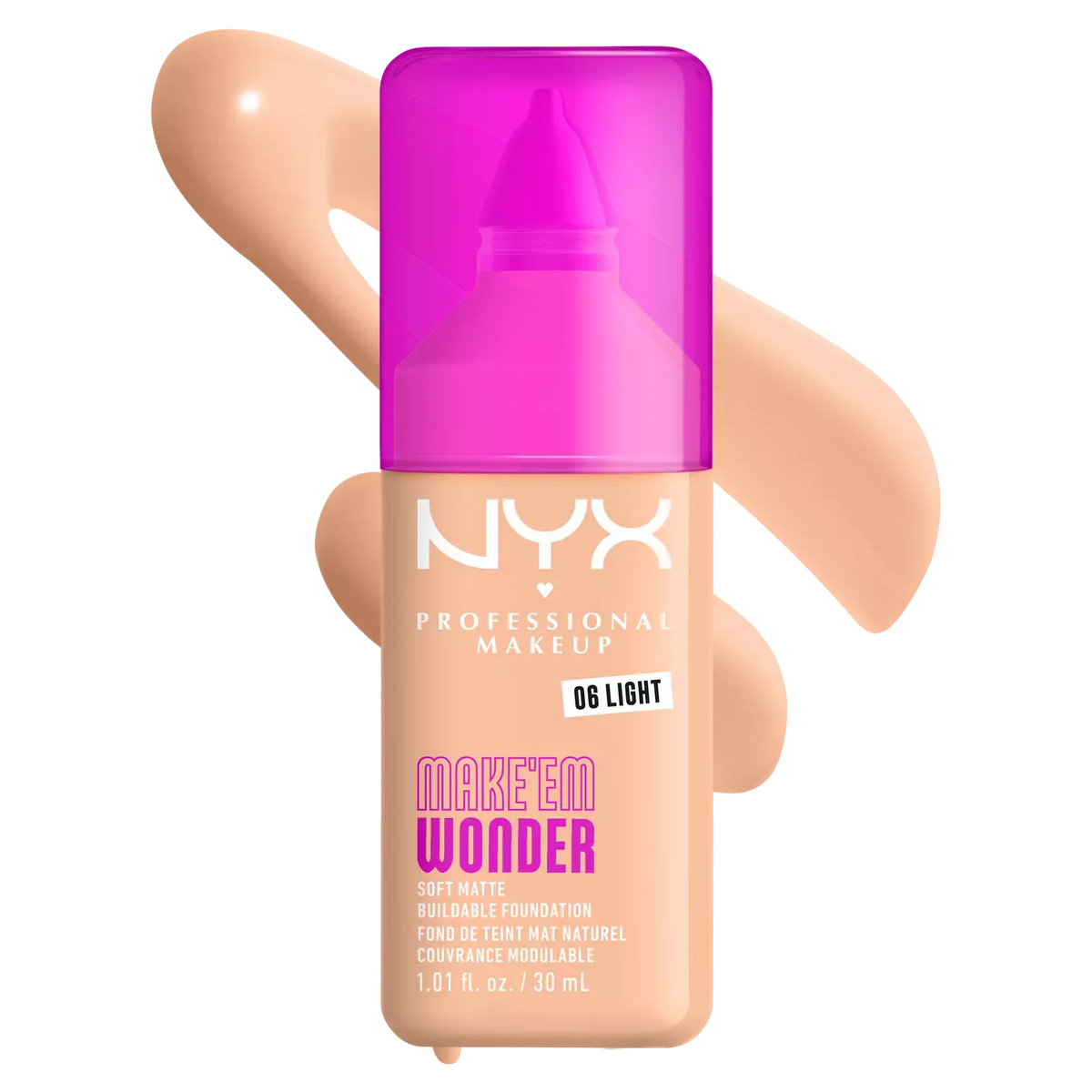 Make ‘En Wonder Soft Matte Buildable Foundation NYX | 06 Light