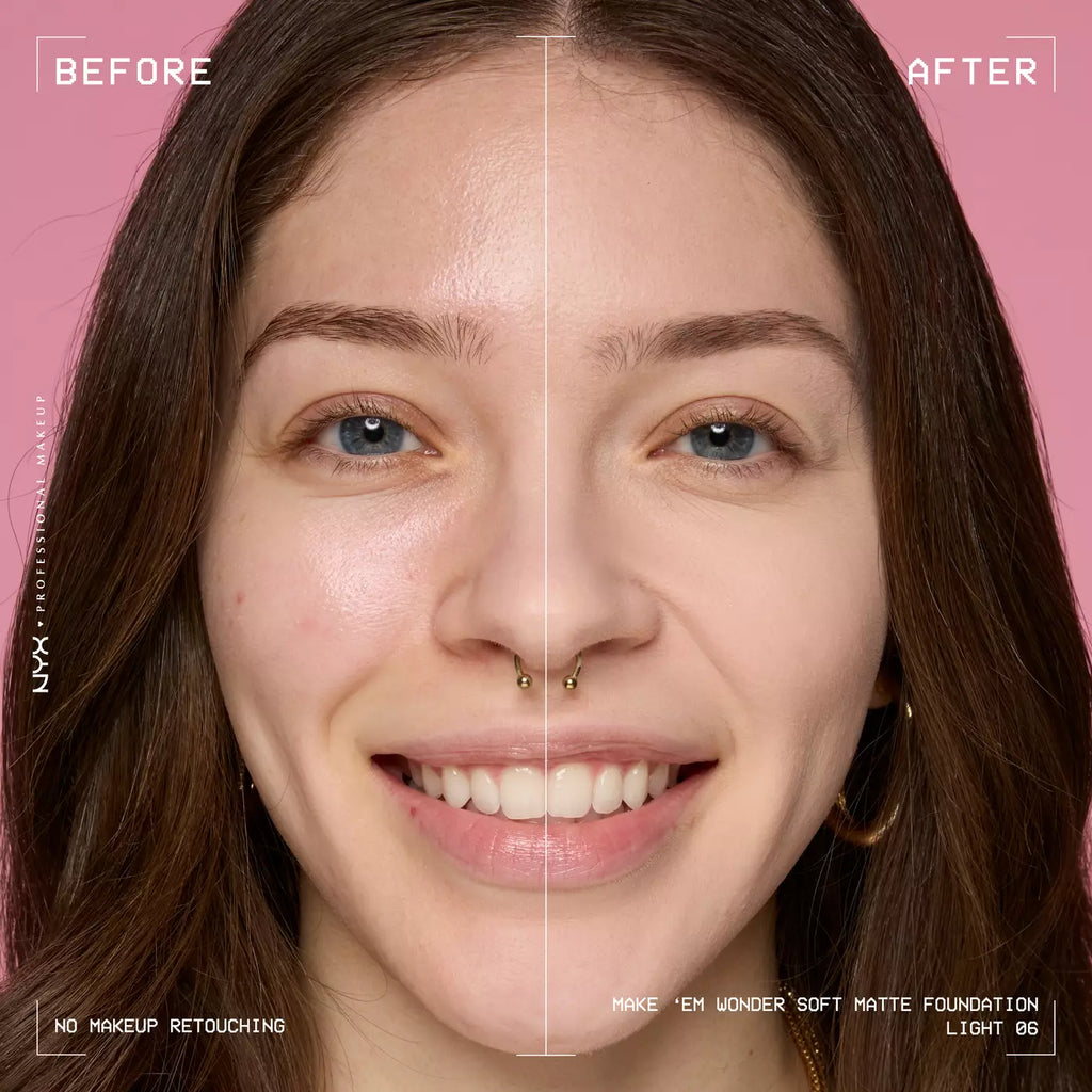 Make ‘En Wonder Soft Matte Buildable Foundation NYX | 06 Light
