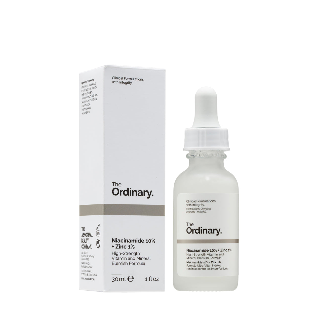 THE ORDINARY NIACINAMIDE 10% + ZINC 1% 30ml