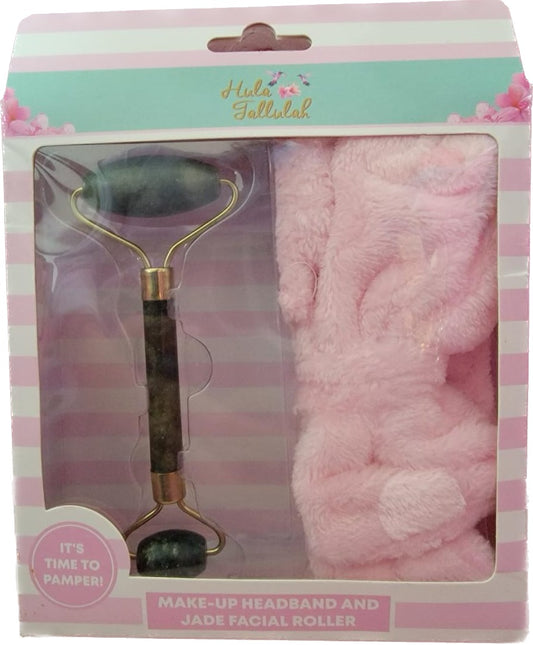 Make-UP Headband and Jade Facial Roller